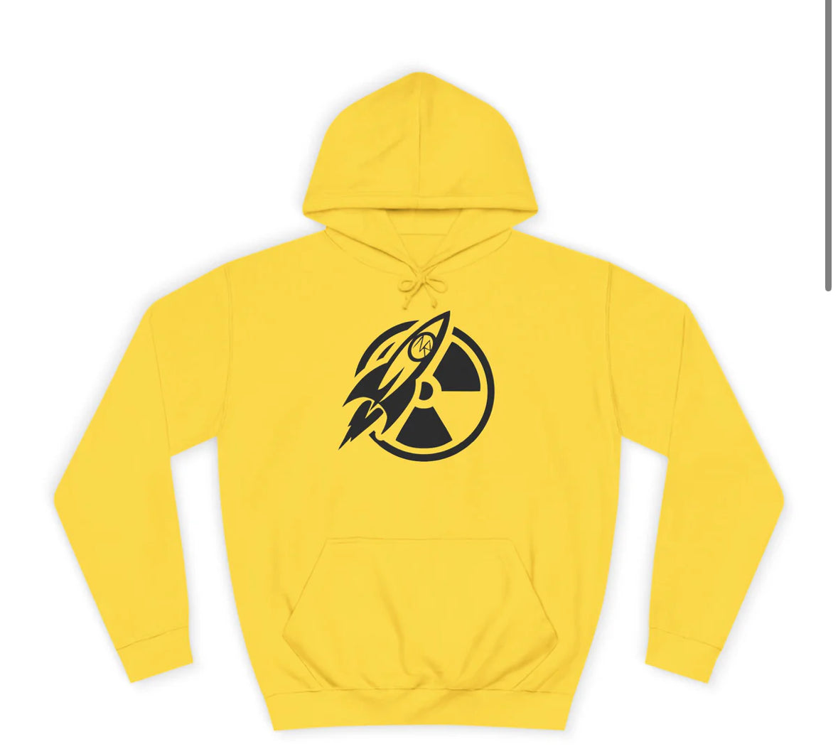 yellow hoodie